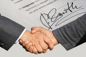 A handshake deal to fund a franchise